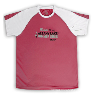 T-shirt barato do futebol dos homens com logotipo